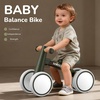 SEREED Baby Balance Bike for 1 Year Old Boys Girls 12-24 Month Toddler Balance Bike, 4 Wheels Toddler First Bike, First Birthday Gifts(Camo)