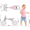 SEREED Baby Balance Bike for 1 Year Old Boys Girls 12-24 Month Toddler Balance Bike, 4 Wheels Toddler First Bike, First Birthday Gifts(Pink)