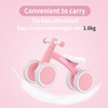 SEREED Baby Balance Bike for 1 Year Old Boys Girls 12-24 Month Toddler Balance Bike, 4 Wheels Toddler First Bike, First Birthday Gifts(Pink New)