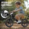 SEREED Toddler Balance Bike 2 Year Old, No Pedal Kids Bicycle Toys for 2-5 Years Old, Tool-Free Adjustment, Customize Plate with Stickers, Gift for 2-3 Boys Girls (Mint Green)(Black)