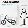 SEREED Toddler Balance Bike 2 Year Old, No Pedal Kids Bicycle Toys for 2-5 Years Old, Tool-Free Adjustment, Customize Plate with Stickers, Gift for 2-3 Boys Girls (Mint Green)(Black Lighting)
