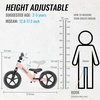 SEREED Toddler Balance Bike 2 Year Old, No Pedal Kids Bicycle Toys for 2-5 Years Old, Tool-Free Adjustment, Customize Plate with Stickers, Gift for 2-3 Boys Girls (Mint Green)(Pink)