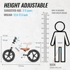 SEREED Toddler Balance Bike 2 Year Old, No Pedal Kids Bicycle Toys for 2-5 Years Old, Tool-Free Adjustment, Customize Plate with Stickers, Gift for 2-3 Boys Girls (Mint Green)(White)