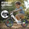 SEREED Toddler Balance Bike 2 Year Old, No Pedal Kids Bicycle Toys for 2-5 Years Old, Tool-Free Adjustment, Customize Plate with Stickers, Gift for 2-3 Boys Girls (Mint Green)(White Lighting)