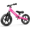SEREED Toddler Balance Bike 2 Year Old, No Pedal Kids Toy Bike for 2-5 Years Old, Tool-Free Adjustment, Gift for 2-3 Girls, Customize Plate with 3pcs Stickers (Black)(Rose Pink)