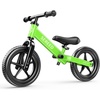 SEREED Toddler Balance Bike 2 Year Old, No Pedal Kids Toy Bike for 2-5 Years Old, Tool-Free Adjustment, Gift for 2-3 Girls, Customize Plate with 3pcs Stickers (Black)(Green)