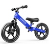 SEREED Toddler Balance Bike 2 Year Old, No Pedal Kids Toy Bike for 2-5 Years Old, Tool-Free Adjustment, Gift for 2-3 Girls, Customize Plate with 3pcs Stickers (Black)(Blue)